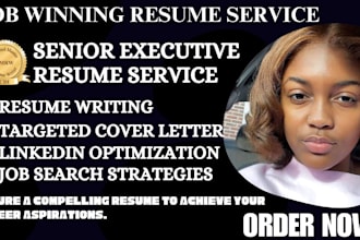create executive, director level resume and resume writing