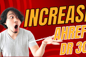 increase ahrefs domain rating dr 50 high authority white hat SEO backlinks