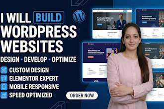 build, redesign a responsive wordpress website