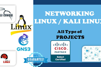 do kali linux and networking assignment and project