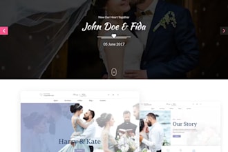 build wedding website and wedding invitation website
