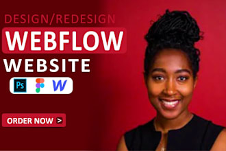 design, redesign and develop responsive webflow websites