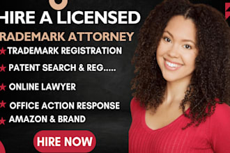 be your USA licensed trademark attorney, amazon and do trademark registration