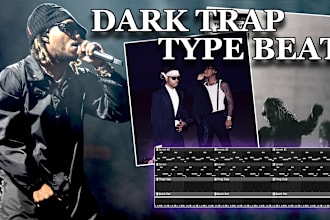 make a dark trap type beat for you