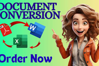 convert PDF to word and excel