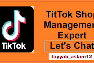 setup up tiktok shop, product listings, tiktok ads and marketing management