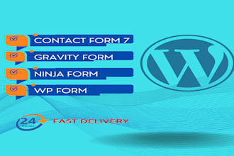 setup and design custom contact forms on wordpress
