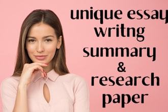 write unique urgent essay writing, summary paper, research