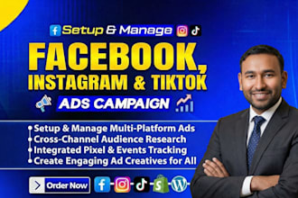 be your meta  and tiktok ads expert for sells and lead