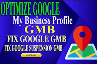 optimize gmb ranking and google my business profile