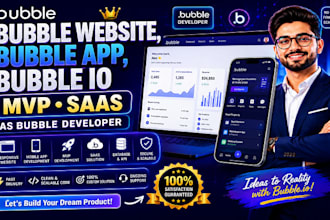 design bubble website bubble mvp saas bubble app developer bubble saas app