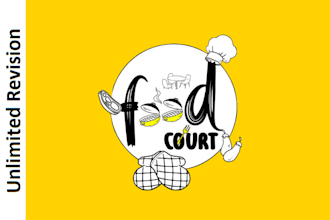 do food court kitchen restaurant catering business logo