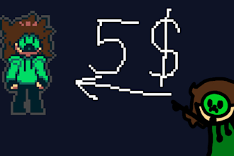 make an undertale or deltarune inspired sprite
