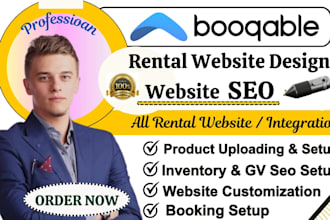 build booqable rental website, online booking website booqable online rental SEO