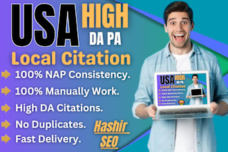 build highly da pa top USA local citations