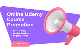 promote your udemy online course with coupon code promotion