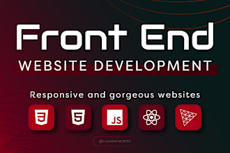 develop or revamp your website using react