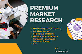 provide premium market research and competitor analysis within 24 hours