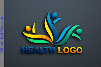 make unique counseling medical wellness health logo
