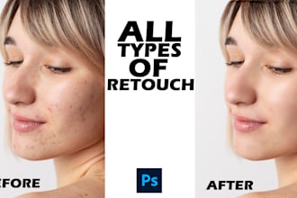 do photo retouching in adobe photoshop