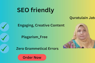 do  seo friendly content , c , optimized articles, blog posts
