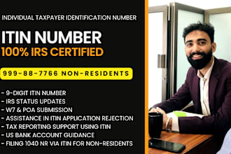 get itin number individual taxpayer number as irs caa