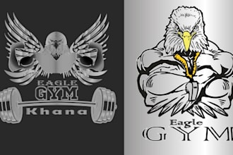 design perfect ,minimalist , gaming and gym logo
