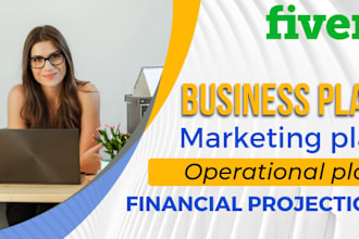 write comprehensive business plan, operational plan, financial, marketing plan