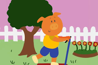 draw cute childrens illustration