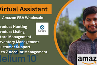 be your expert amazon fba wholesale store manager, virtual assistant