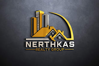 do minimalist modern 3d professional business logo design