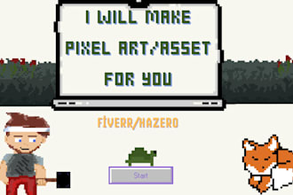 be your game designer for pixel game assets and tilesets