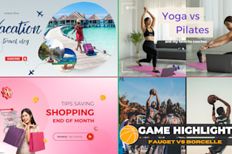 create professional premium thumbnails and posters for you