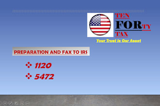 file tax form 1120 and 5472 to irs
