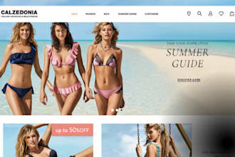 professionally design swimwear shopify store, dropshipping, adult store website