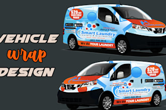 make vehicle wrap, car wrap, van wrap, truck wrap design