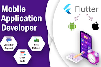 develop ios and android apps using flutter