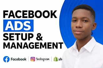setup shopify fb ads, instagram ads, fb marketing, or meta ads manager