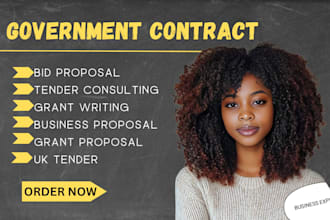 win uk bid proposal for healthcare cleaning service government contract tender