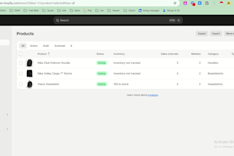 upload bulk products in your shopify, ebay or ecommerce webpage