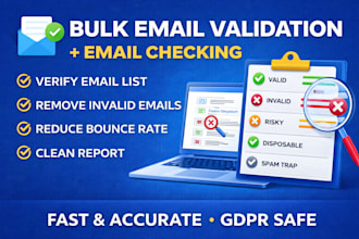 do bulk email validation and email checking