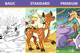 draw fun animal art