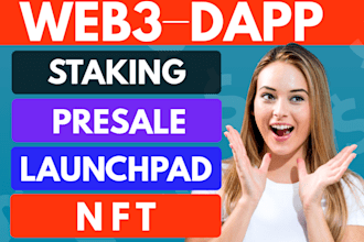 create ico launchpad staking web3 crypto blockchain dapp evm hyperliquid solana
