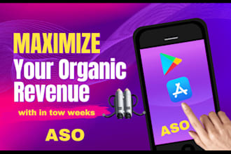 be your aso expert and do the best app store optimization