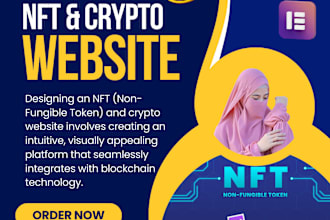 professional nft and crypto marketplace website design