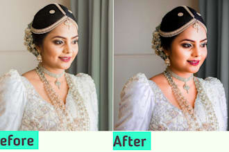portrait photo retouching, image edit,photoshop editing
