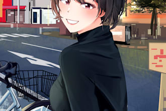 do anime illustration, fanart, original character etc