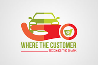 design pretty cool unique car shark logo