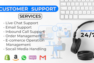 be your full time virtual assistant, customer support, and live chat support