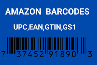 worldwide barcode generation for amazon retail listings